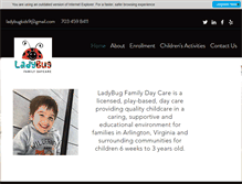 Tablet Screenshot of ladybugarlington.com